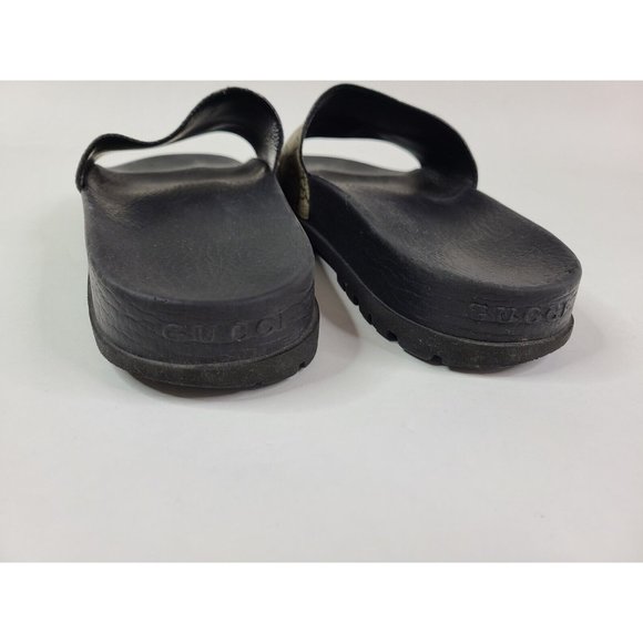 GUCCI Logo Angry Cat Slides - 12 - Picture 6 of 7